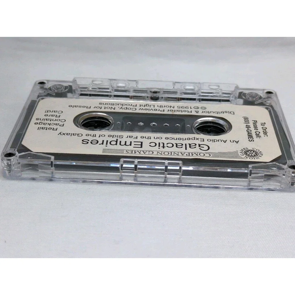 Rare Companion Games Galactic Empire CCG Retailer Promo Cassette Tape